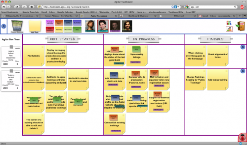 Agilar Taskboard Screenshot