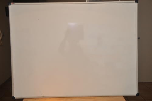 A clean whiteboard